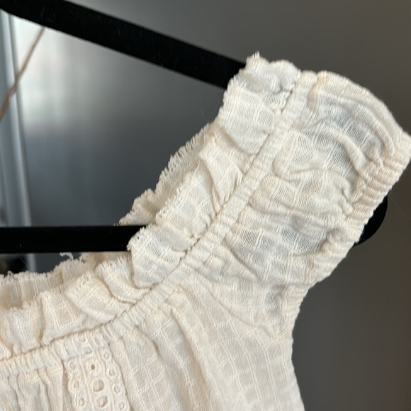 Urban Outfitters Natasha Crop Top Ivory. Size Small NWOT - Picture 10 of 17